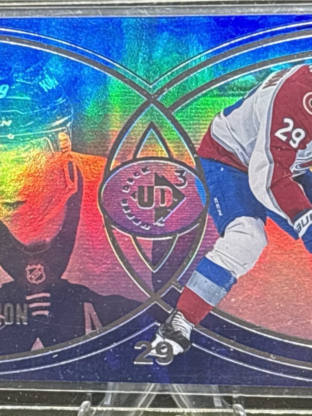 Upper Deck Holo Nathan MacKinnon Hockey Trading Card